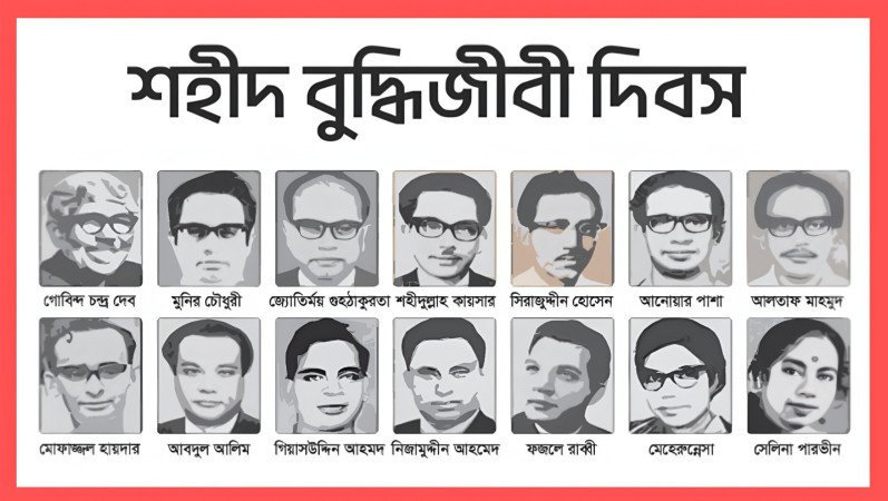মুক্তিযুদ্ধের শেষ প্রহরে বুদ্ধিজীবী হত্যাকাণ্ড: পরিকল্পিত গণহত্যা ও স্বাধীন বাংলাদেশকে মেধাশূন্য করার নীলনকশা