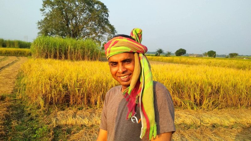 এ কে সরকার শাওন এর কবিতা  "ধানে ধন্য নবান্ন"